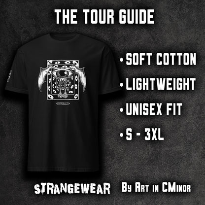 The Tour Guide Monster surreal horror graphic t-shirt ArtInCMinor