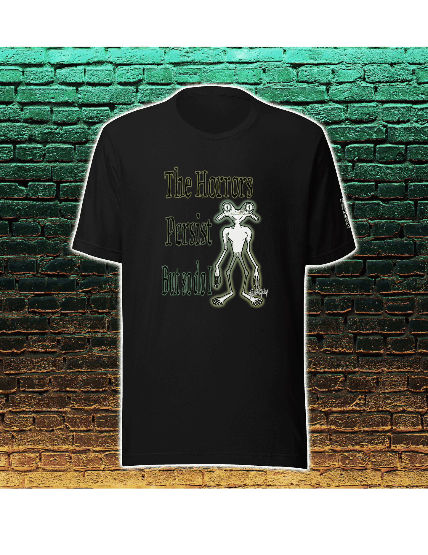 Frobert graphic t-shirt StrangeWear Collection ArtInCMinor