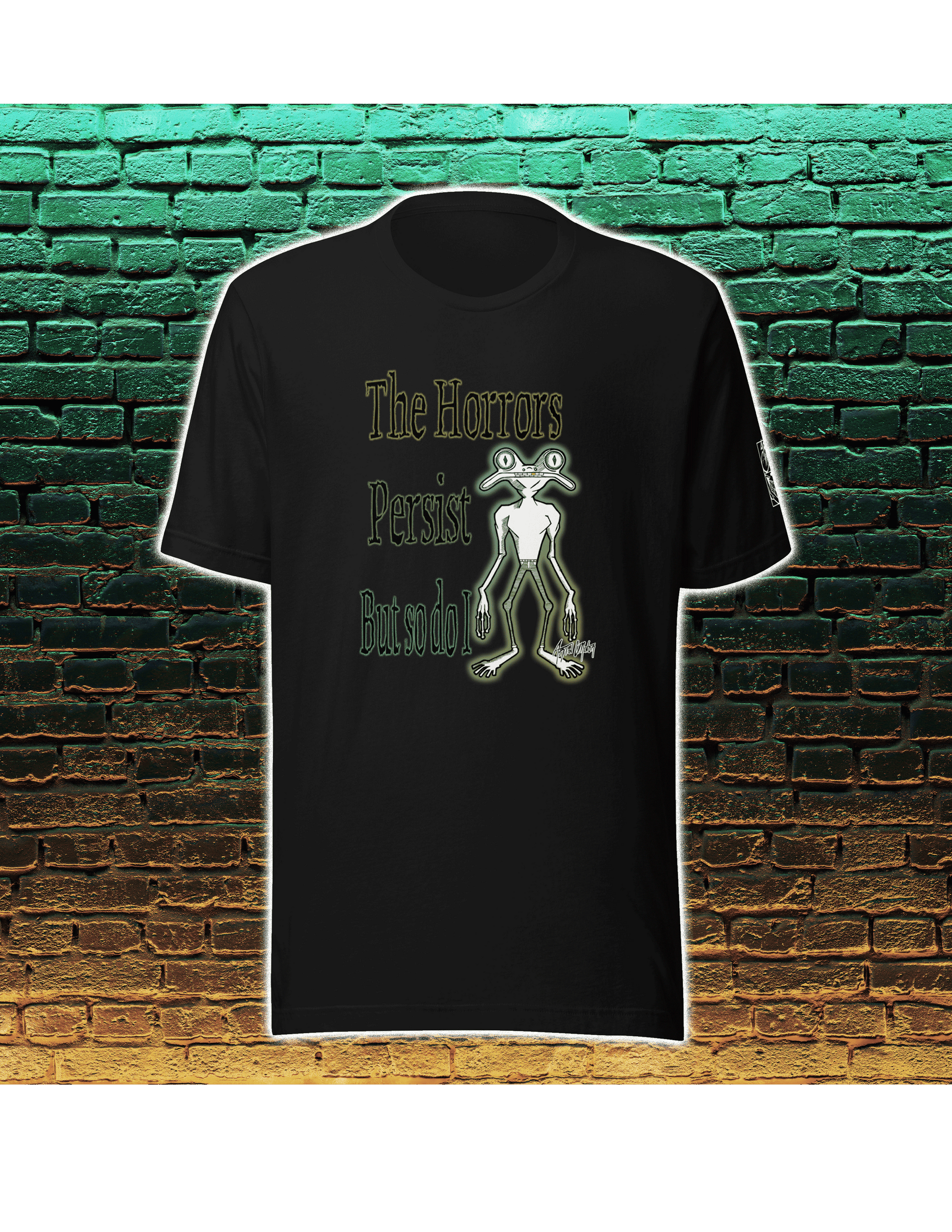 Frobert graphic t-shirt StrangeWear Collection ArtInCMinor