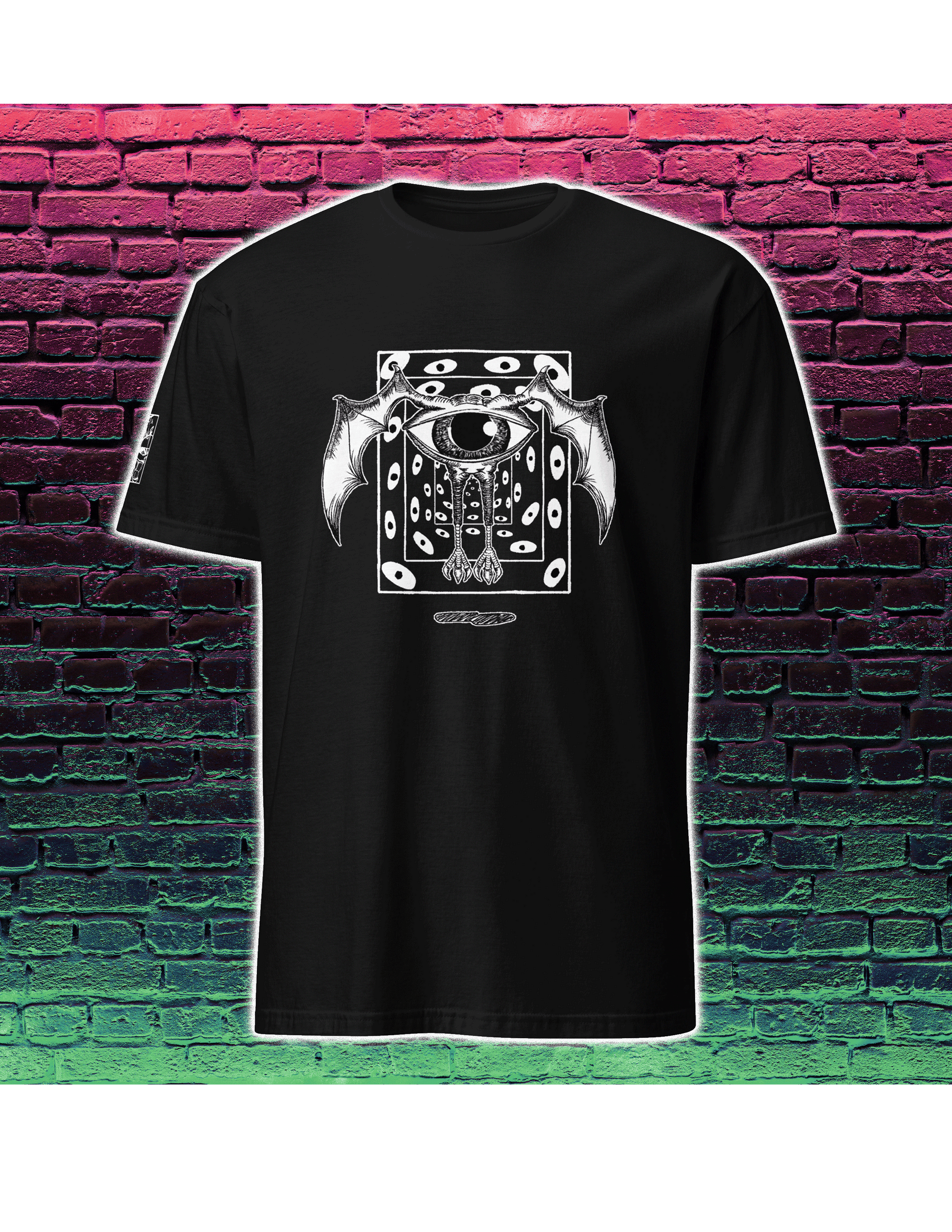 The Tour Guide Monster surreal horror graphic t-shirt ArtInCMinor