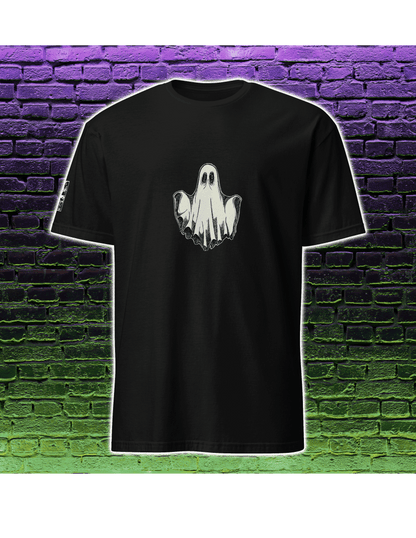 Ghost minimalist graphic t-shirt spooky unisex ArtInCMinor