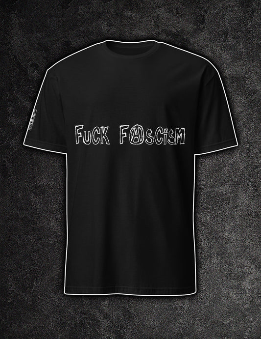 Fck Fascism anarchy protest graphic t-shirt unisex ArtInCMinor