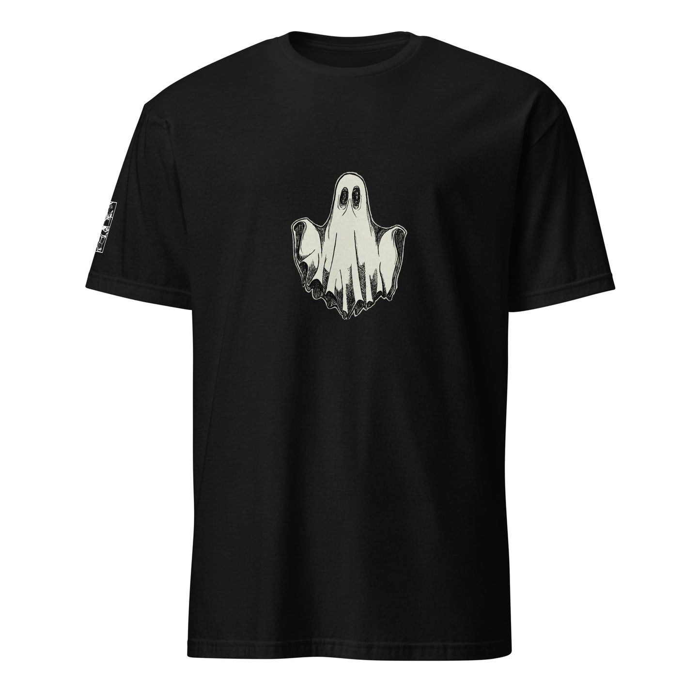 Ghost minimalist graphic t-shirt spooky unisex ArtInCMinor
