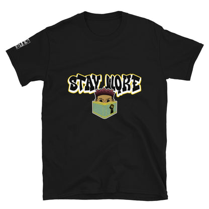 Stay Woke Black Power fist graffiti protest graphic t-shirt ArtInCMinor
