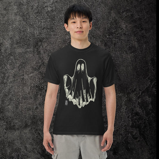 Ghost large print heavyweight garment-dyed t-shirt unisex ArtInCMinor