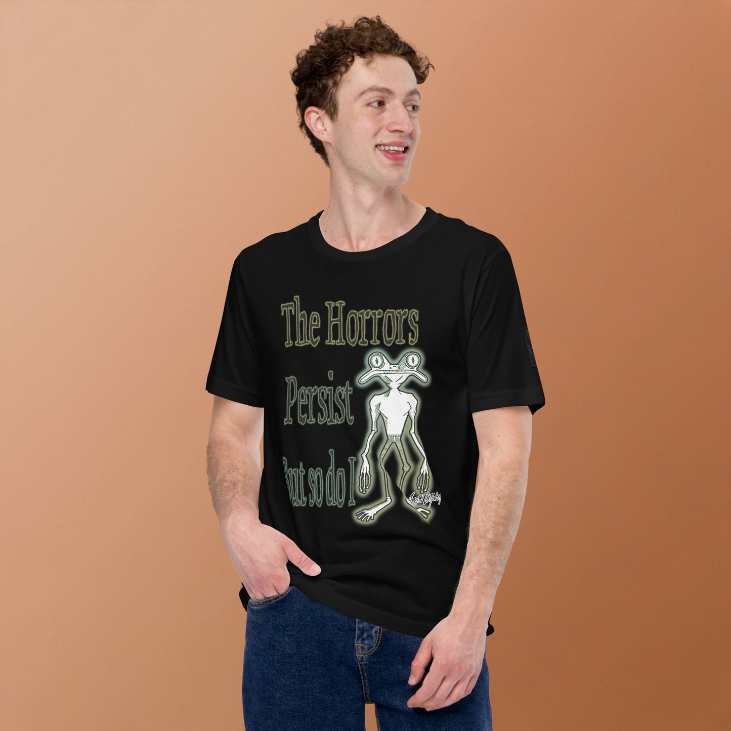 Frobert graphic t-shirt StrangeWear Collection ArtInCMinor